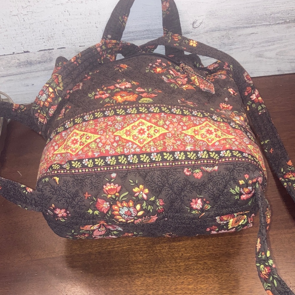 Vintage Floral Patterned Backpack - image 10
